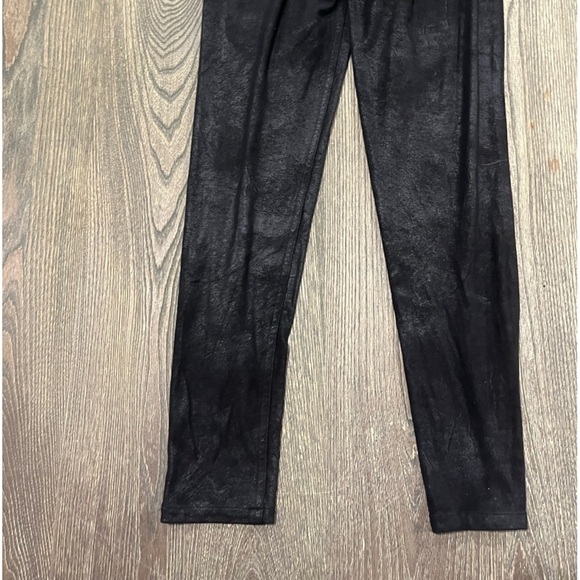 Idyllwind Miranda Lamber Pants Skinny Low Rise Textured Coated Black Size 4 - Picture 8 of 12